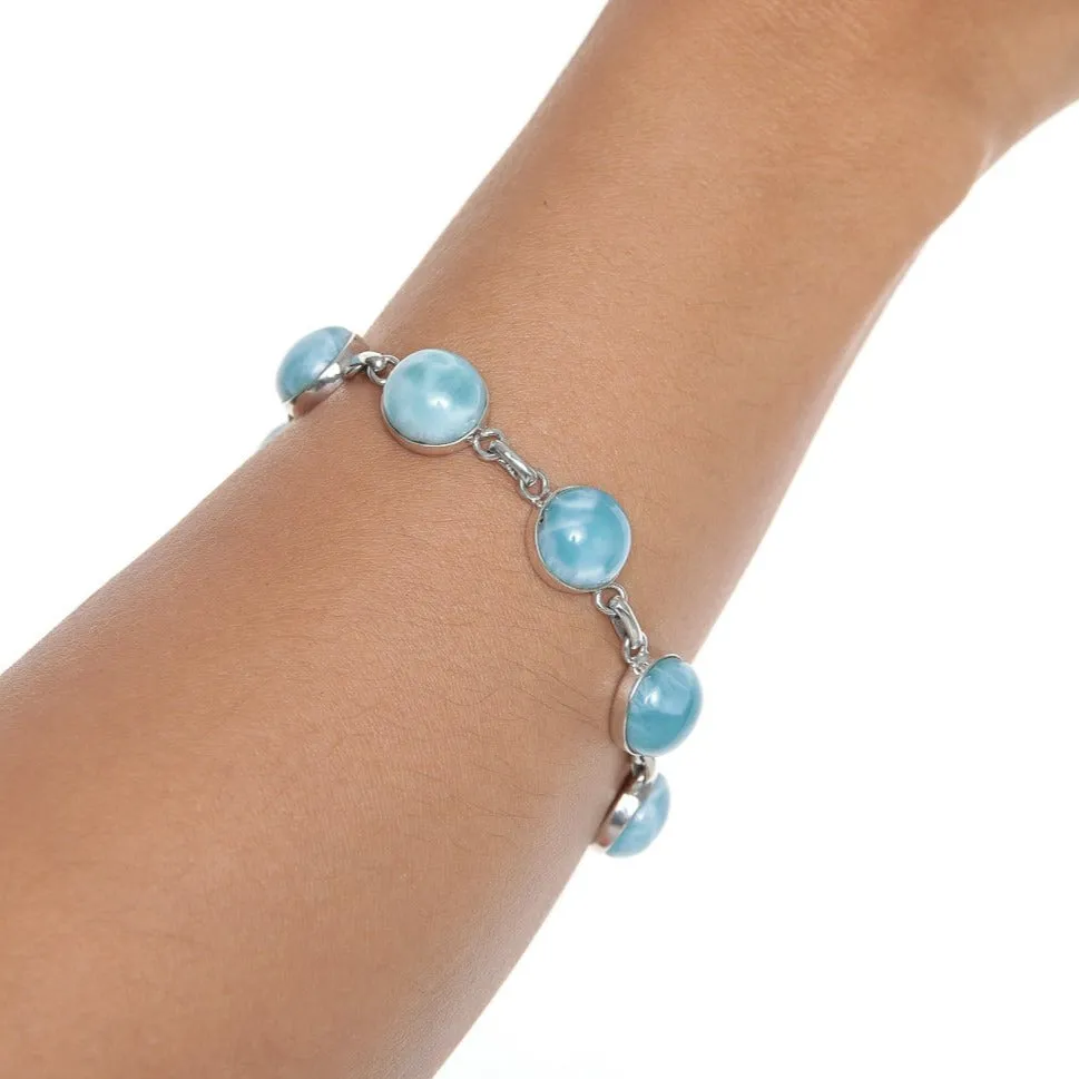 Larimar Stones Bracelet Maya