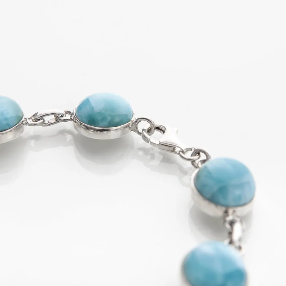 Larimar Stones Bracelet Maya