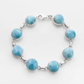 Larimar Stones Bracelet Maya