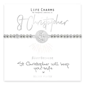 Life Charms St Christopher Bracelet