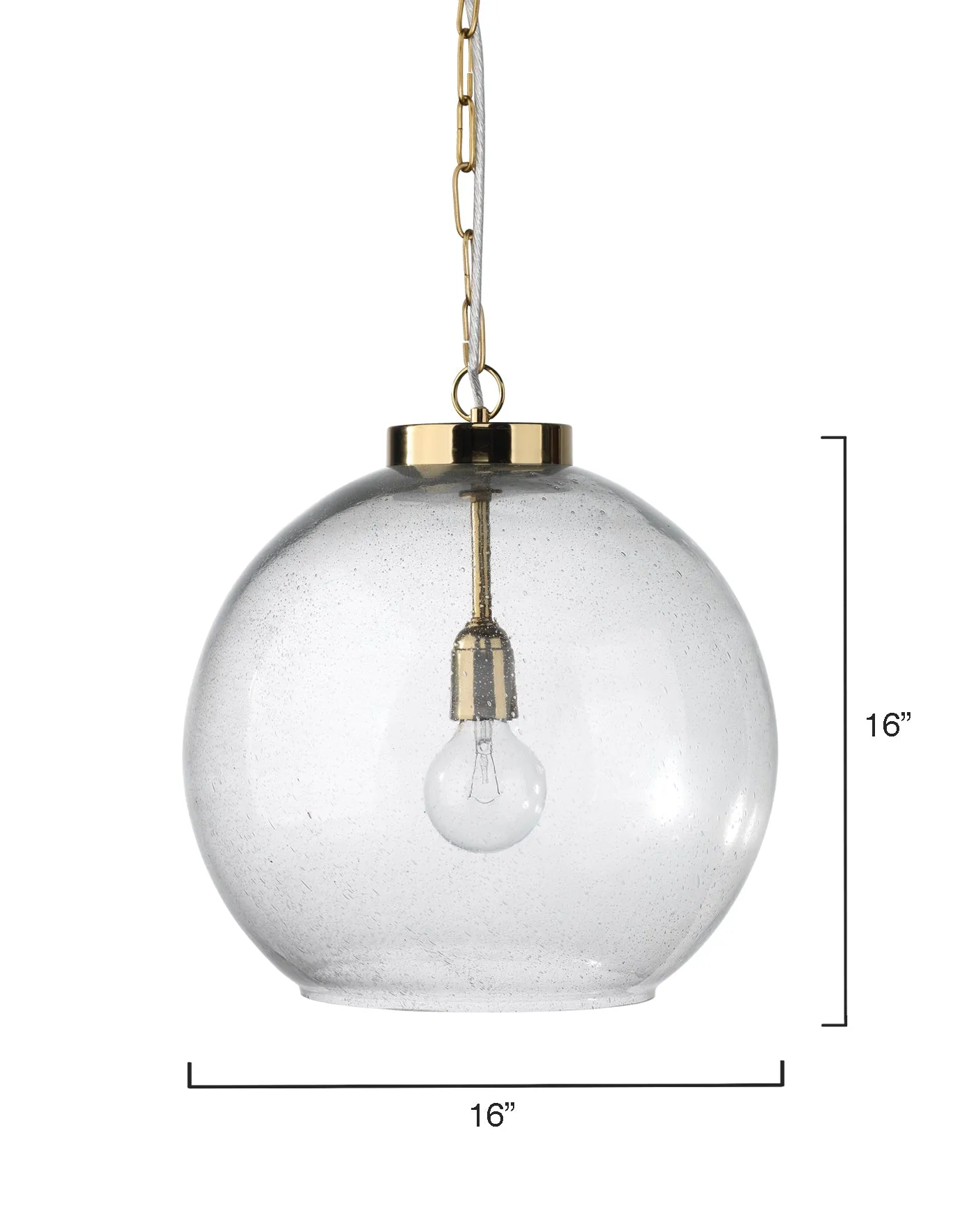 Luca Pendant Brass