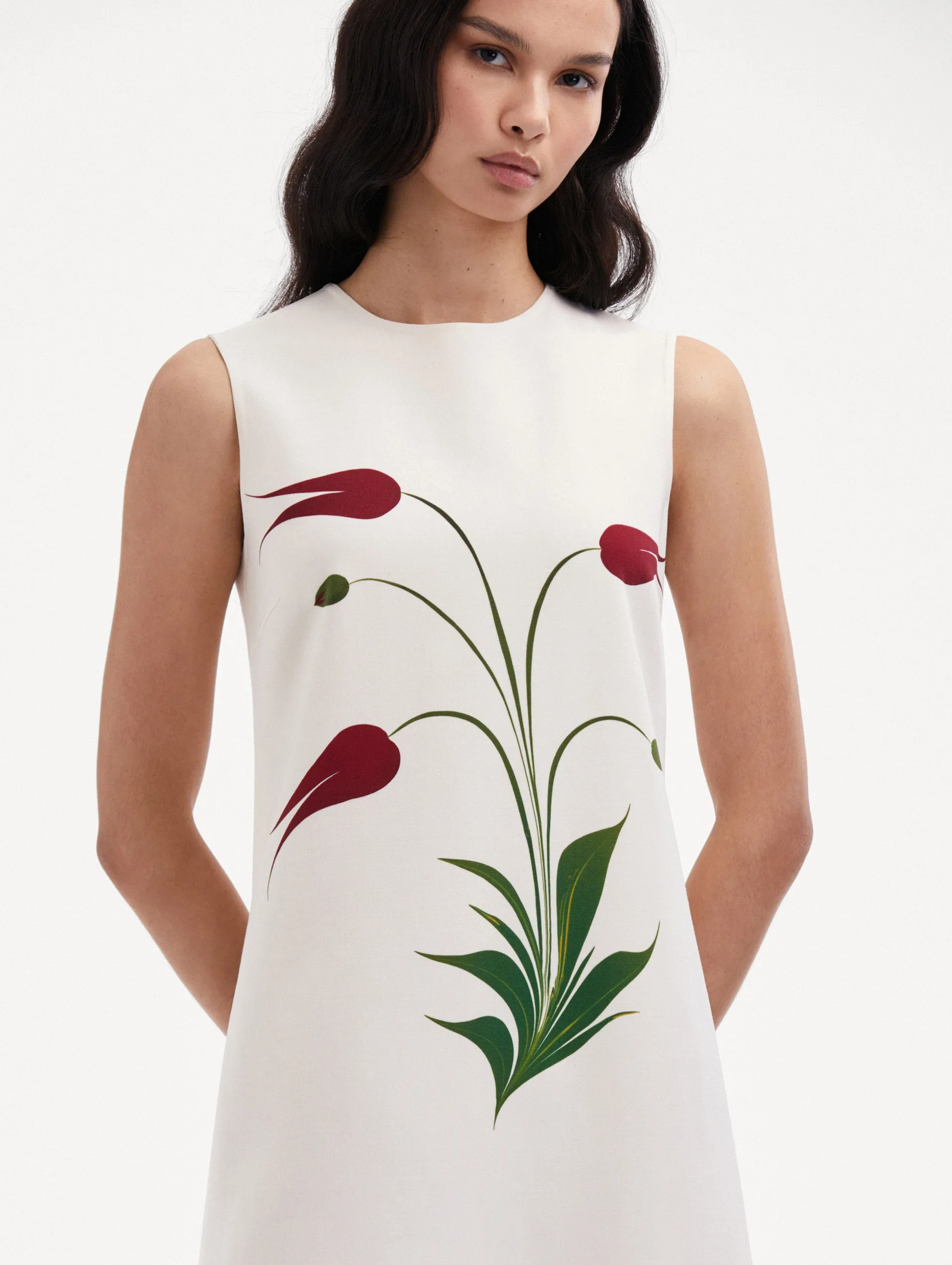 Marbled Tulip Shift Dress