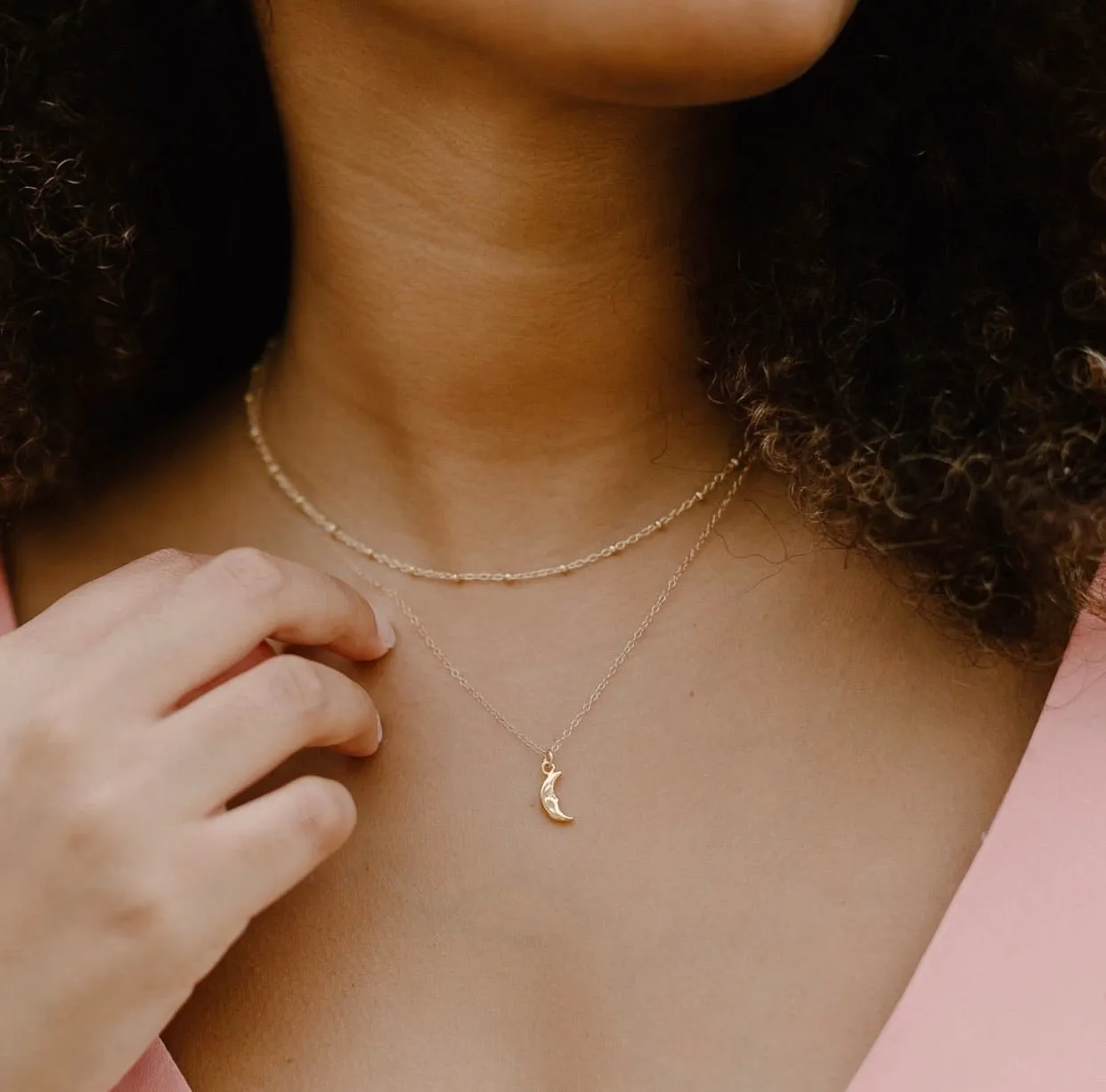 Mini Moon Necklace