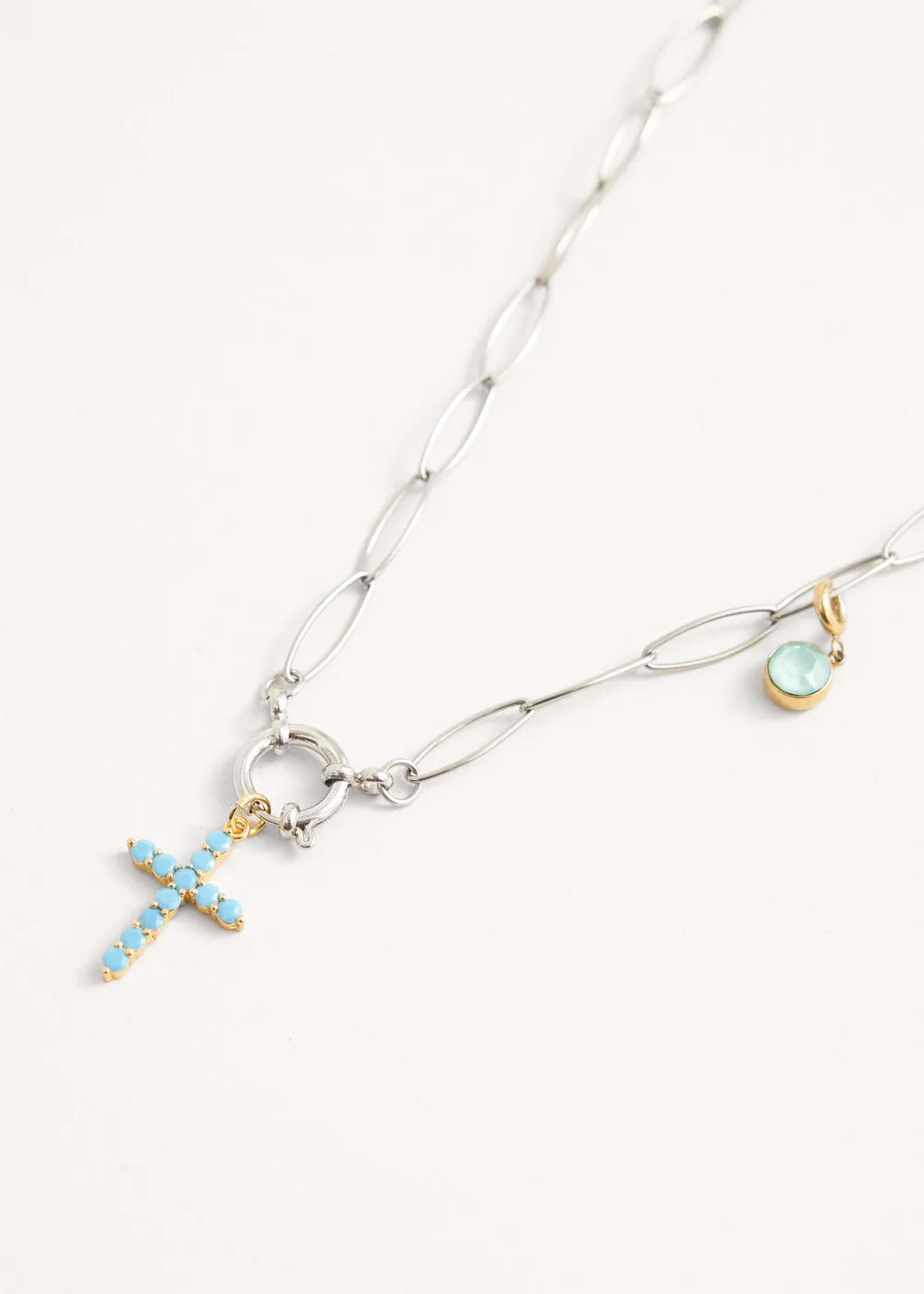 MISTY CROSS NECKLACE