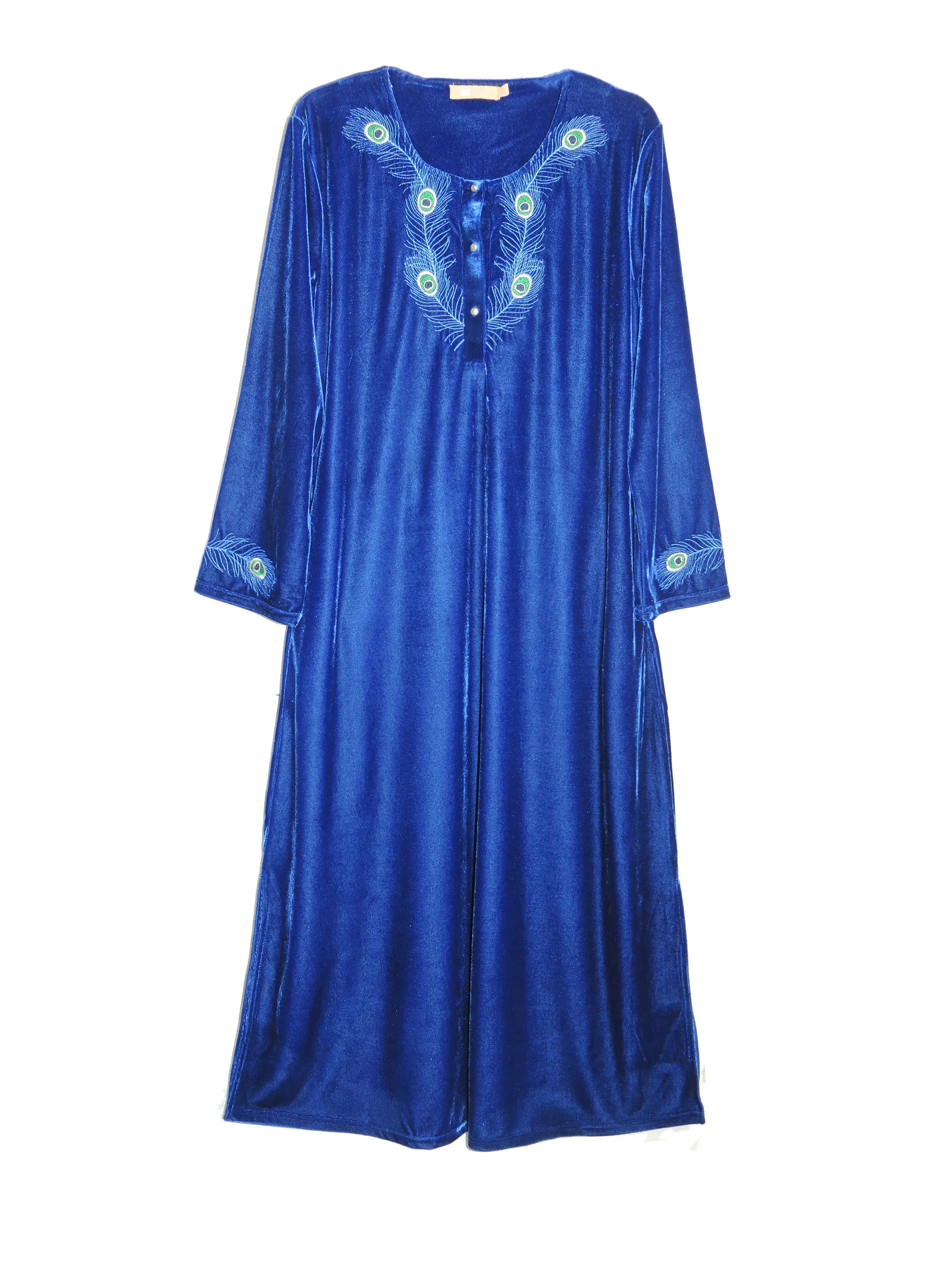 Plus Size La Cera Velour Gown