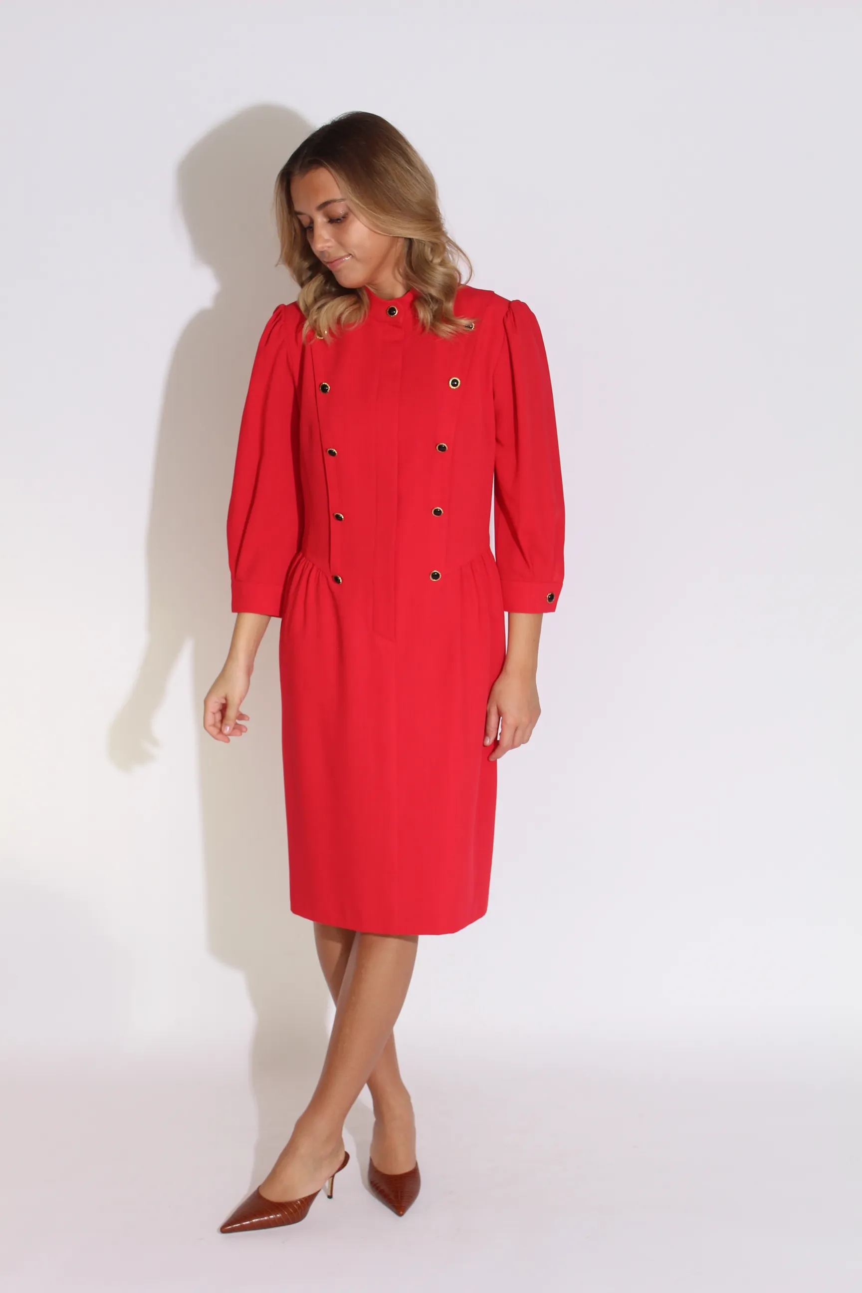 Red Wool Dress