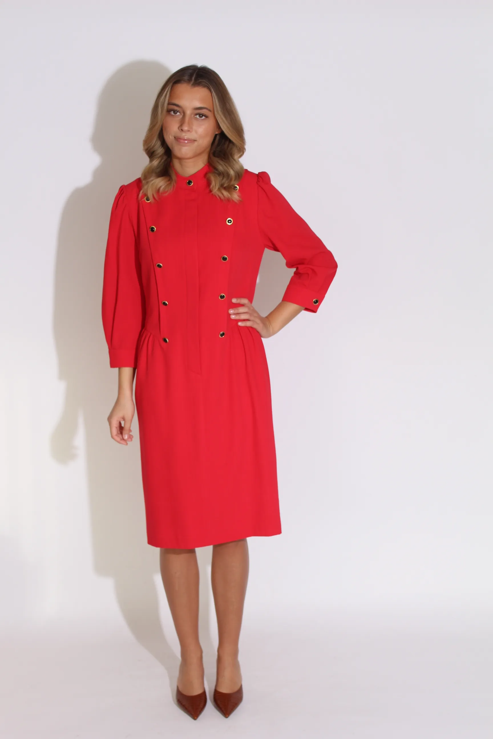 Red Wool Dress