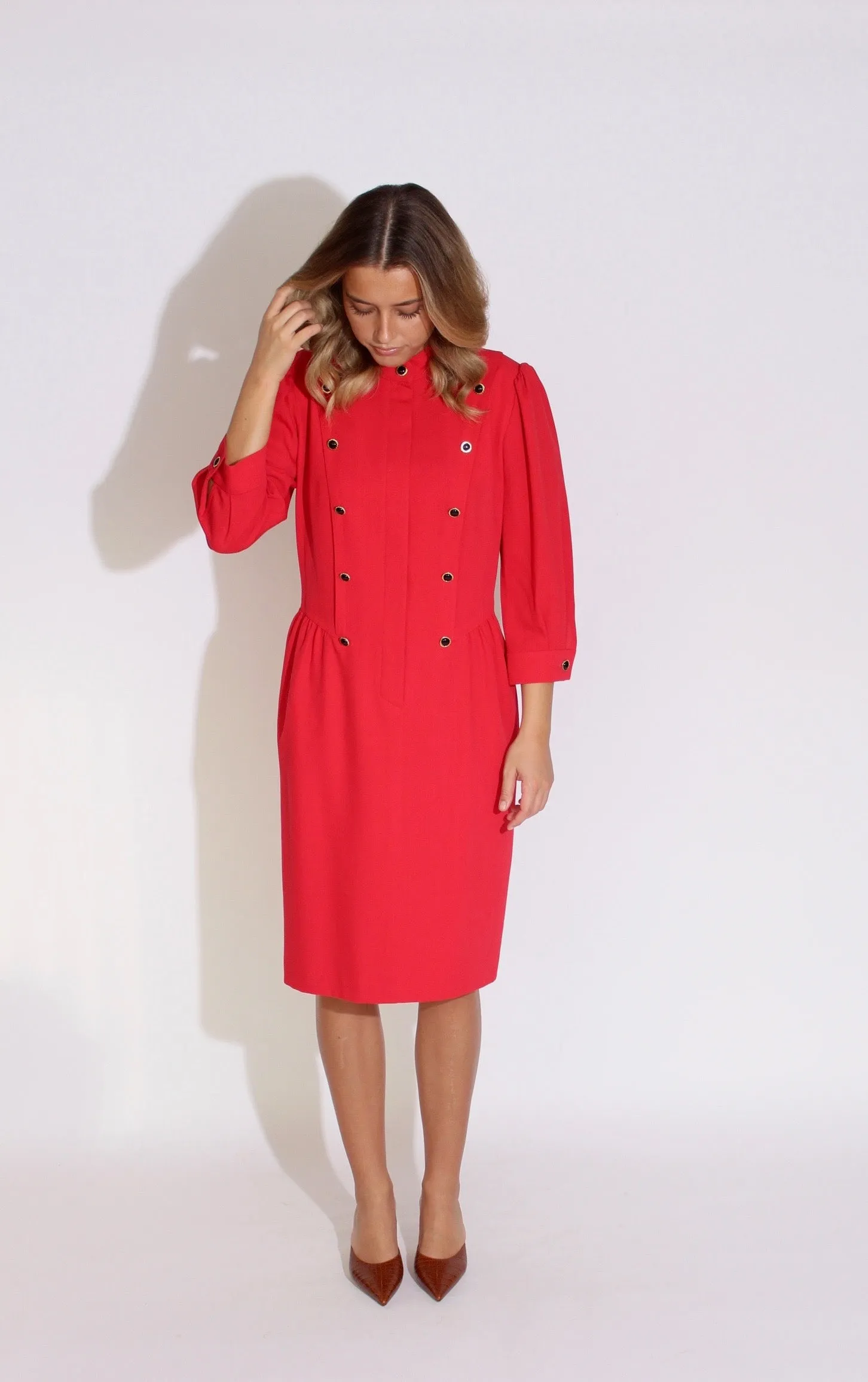 Red Wool Dress