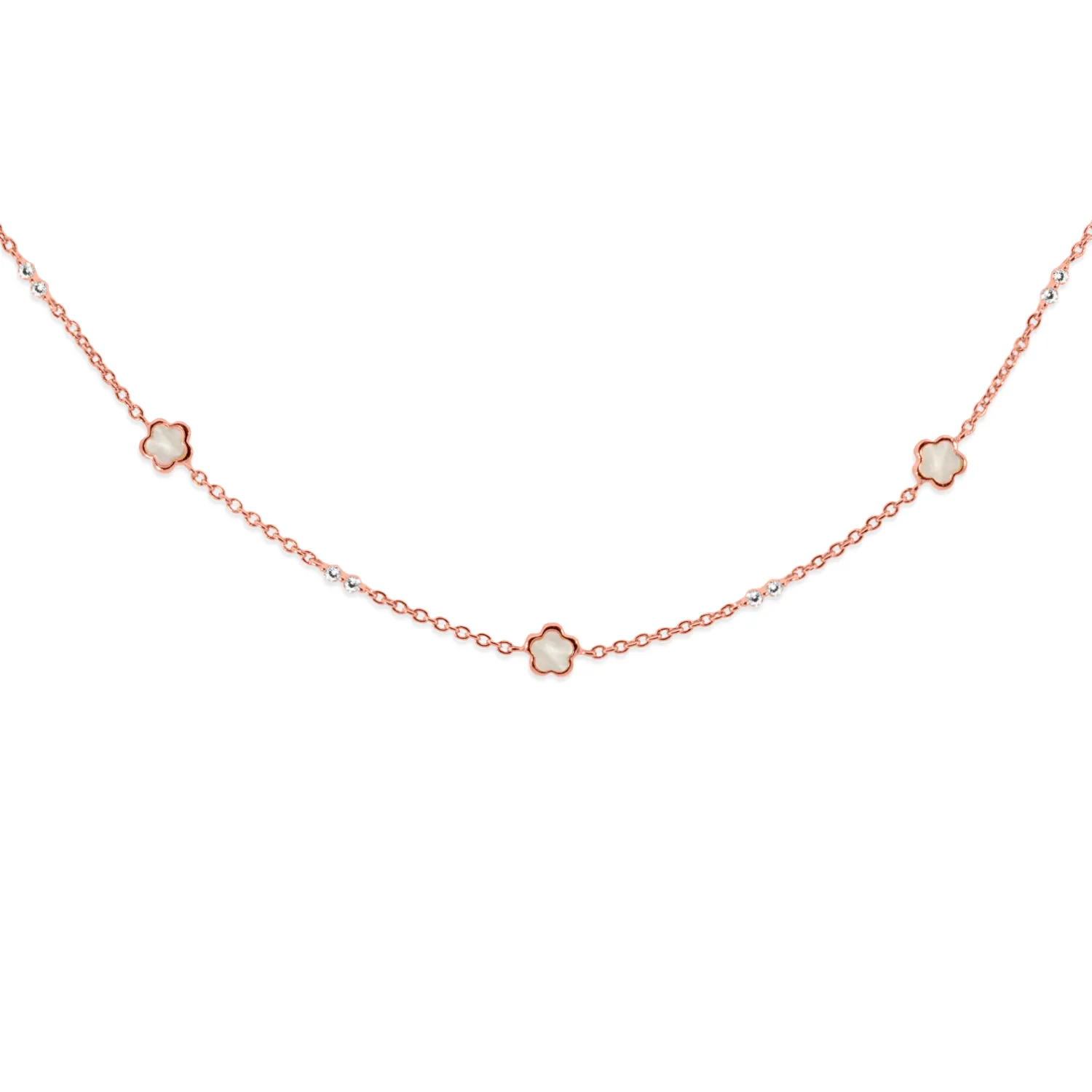 Rose Gold Cerise Necklace