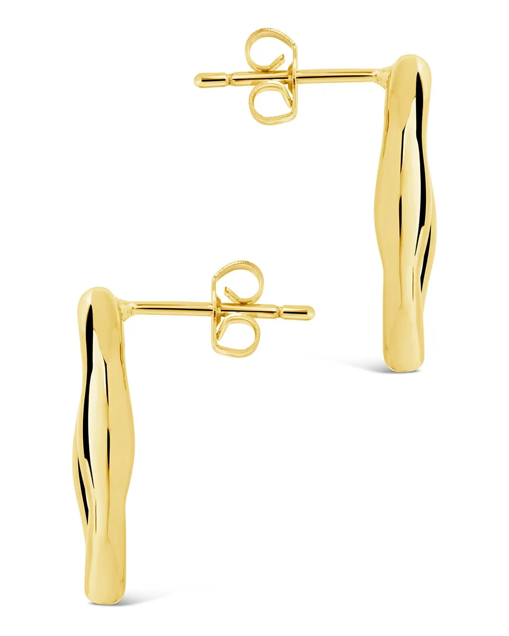 Sharee Contoured Stud Earrings