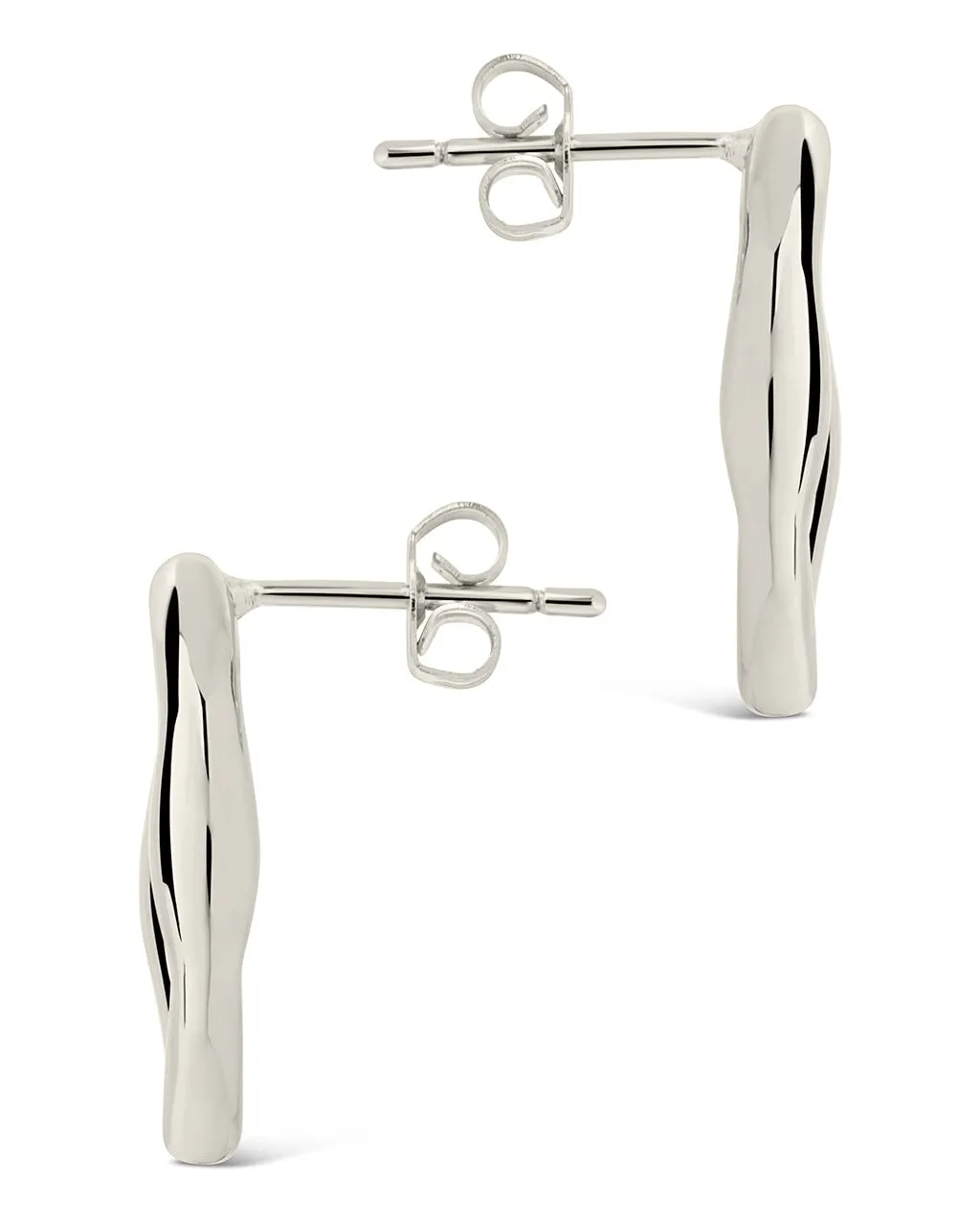 Sharee Contoured Stud Earrings