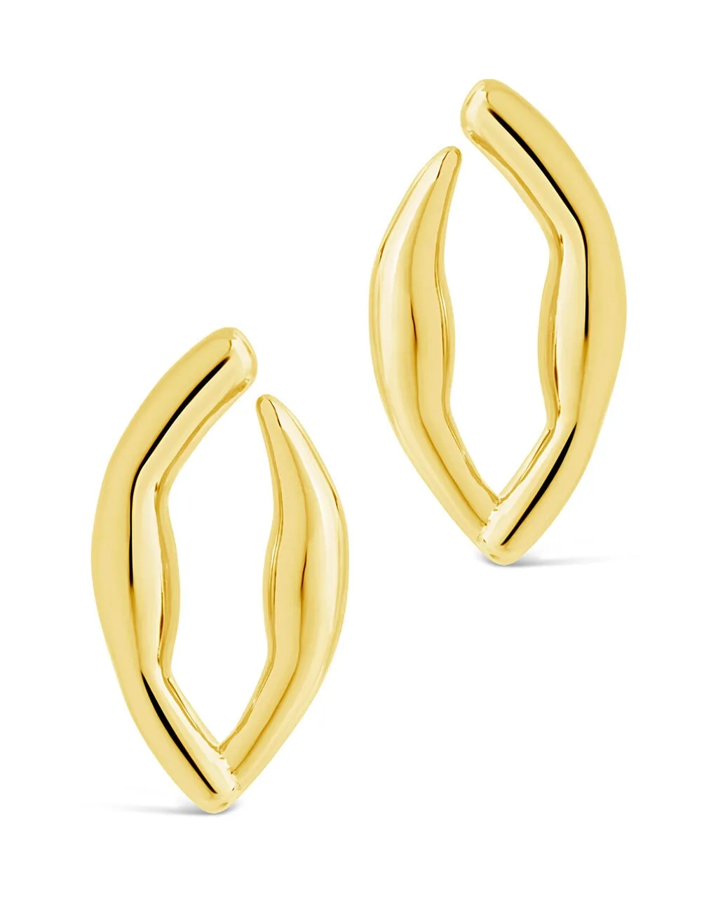 Sharee Contoured Stud Earrings