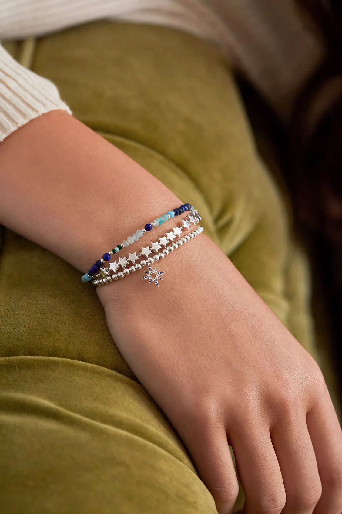 Sienna Beaded North Star Bracelet