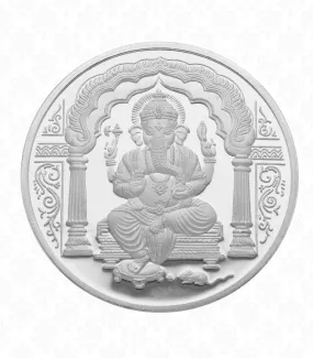 Silver Ganpati Coin 10GM