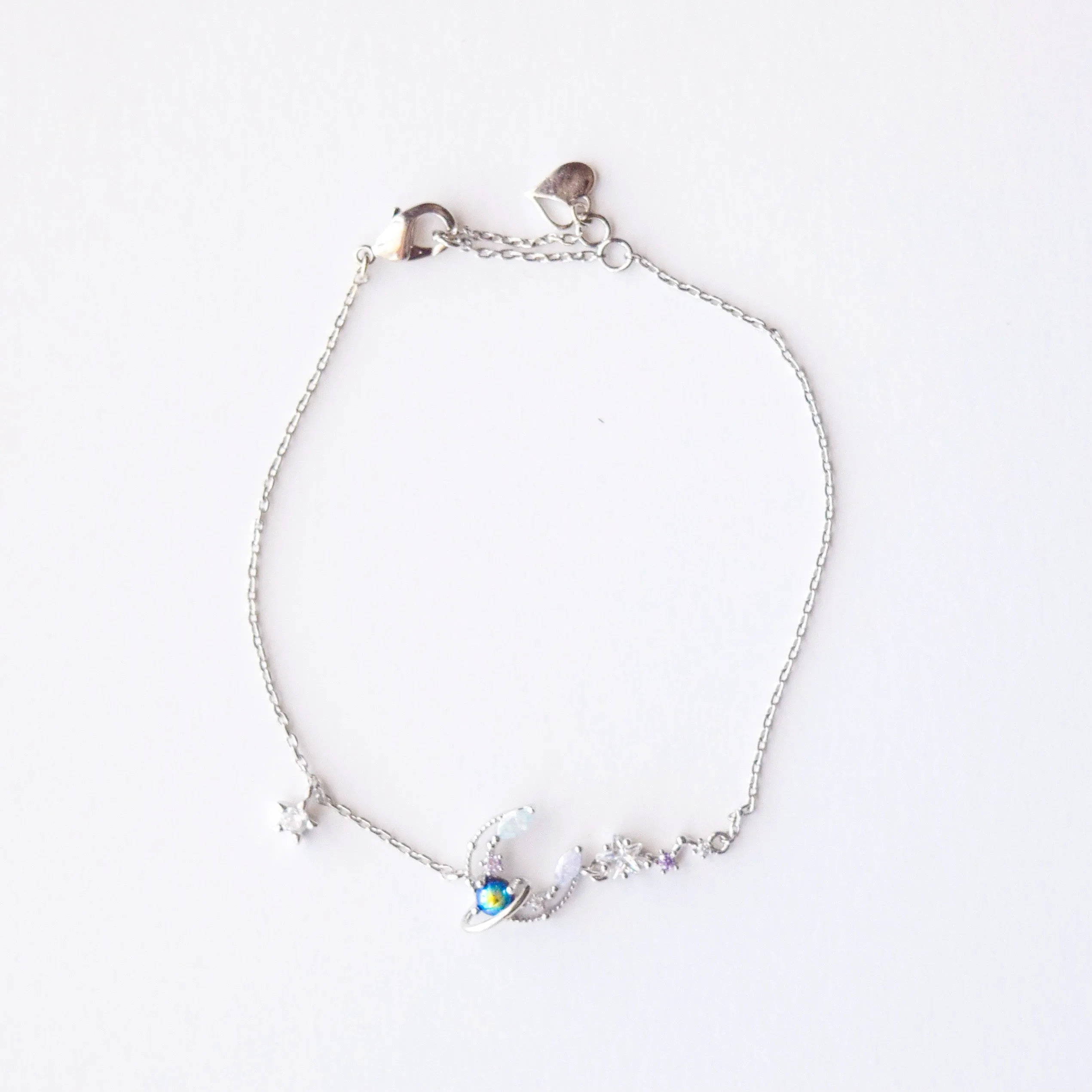 Silver Moonstar Bracelet