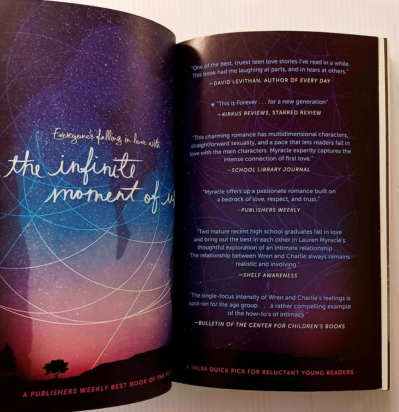 THE INFINITE MOMENT OF US - Lauren Myracle