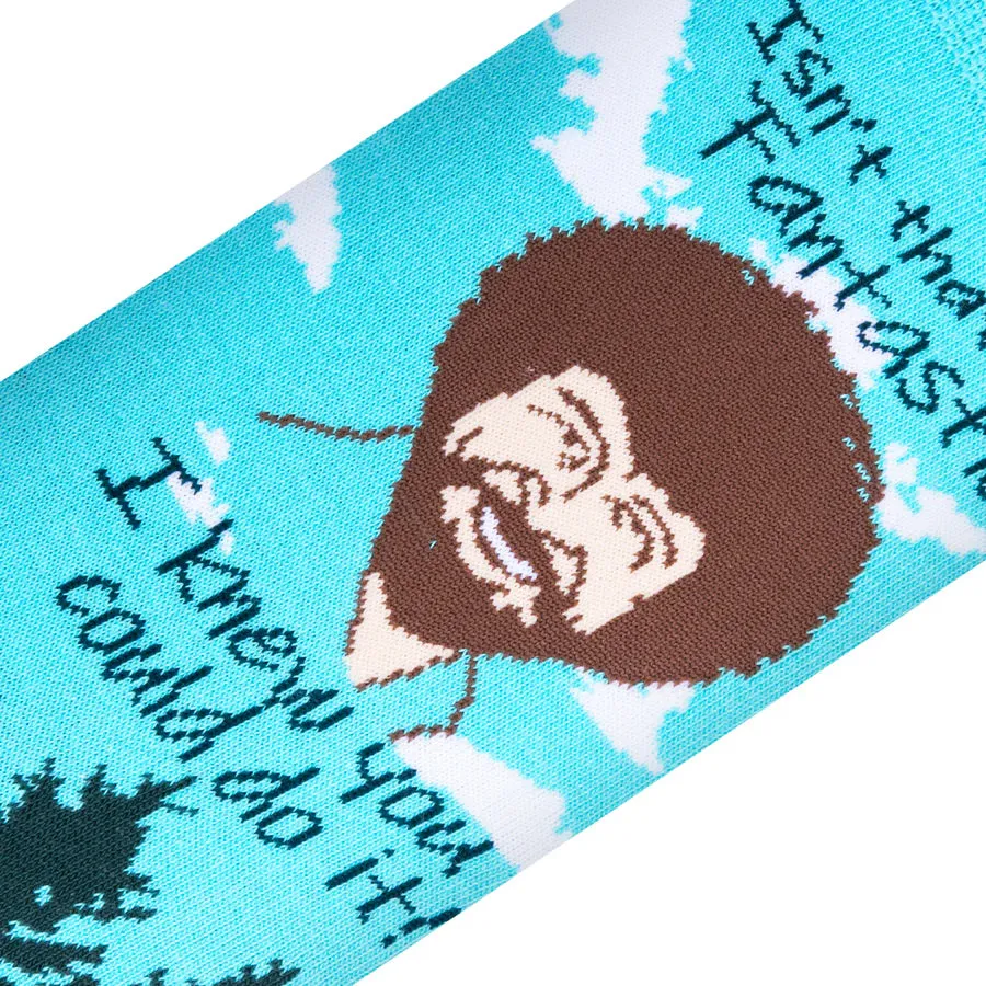 Unisex Bob Ross You Can Do It Socks