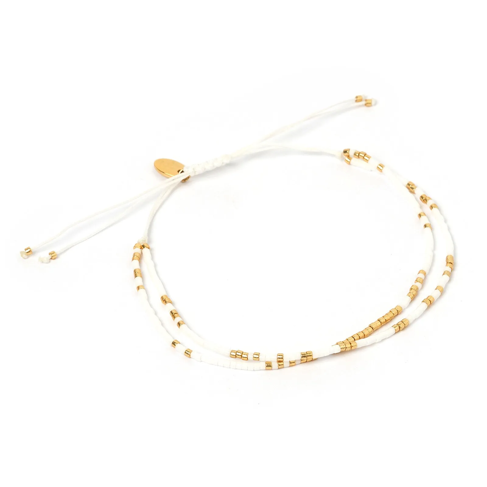 Velma Bracelet Stack - White