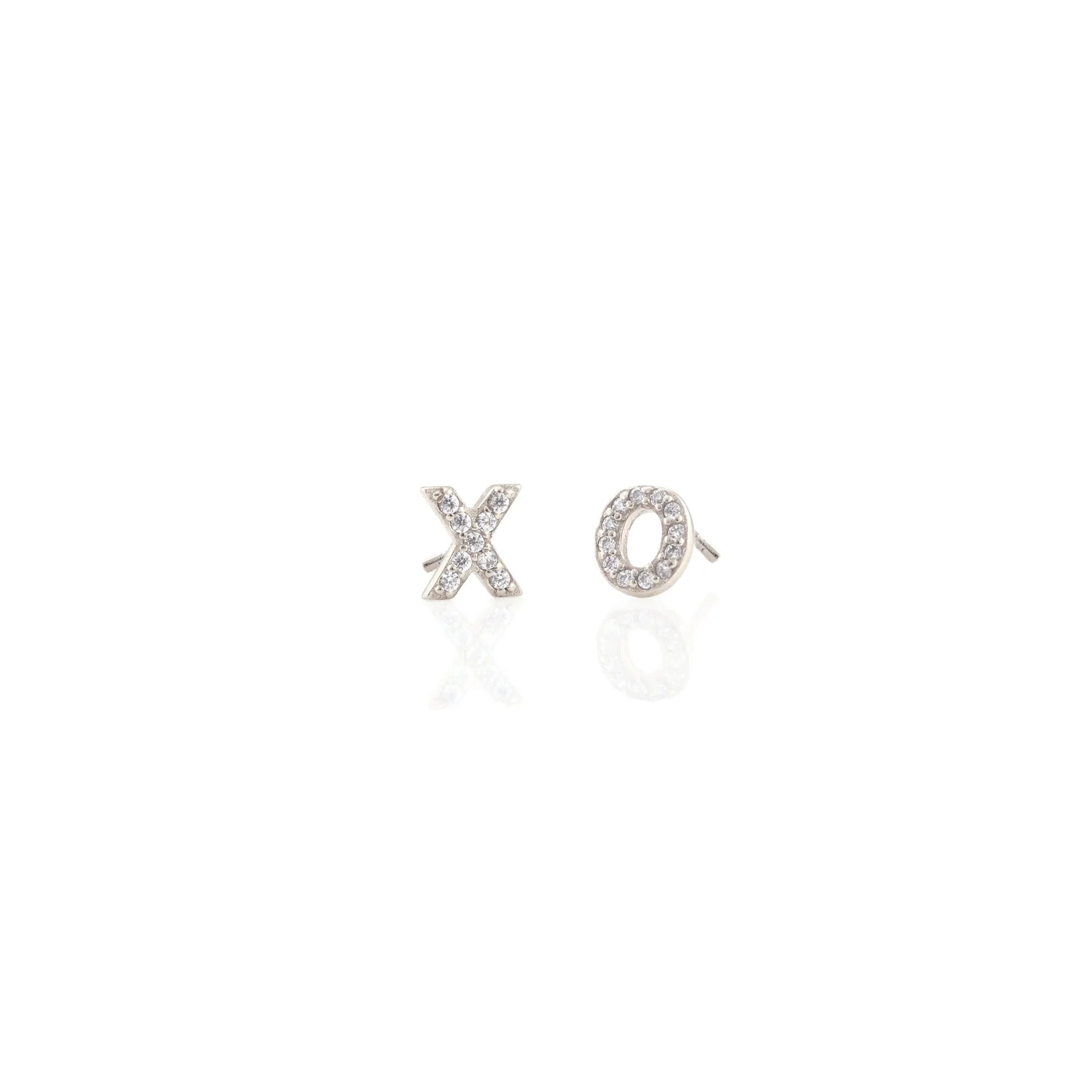 XO Crystal Stud Earrings