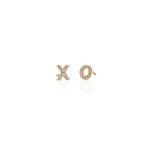 XO Crystal Stud Earrings